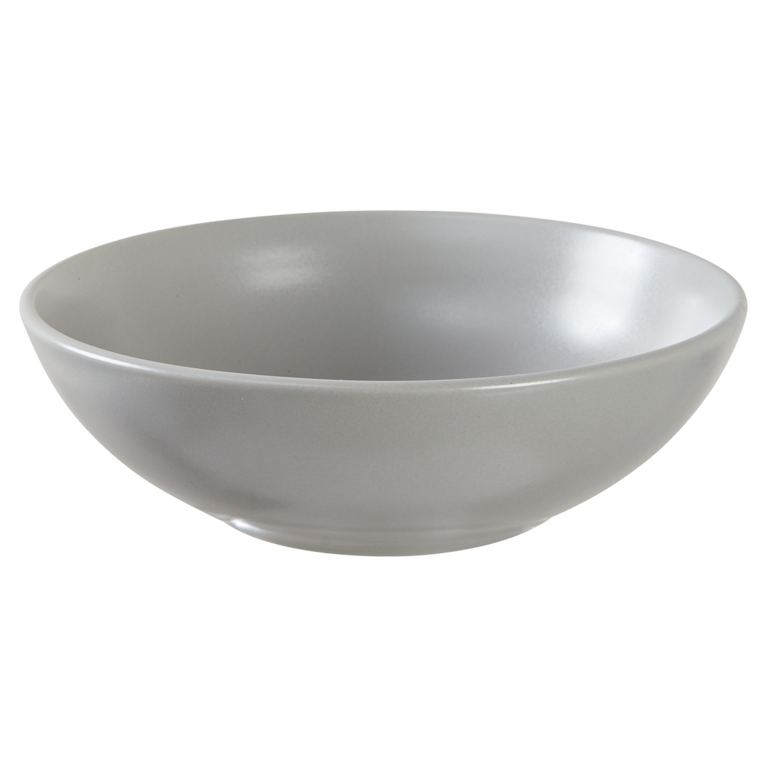 Tiefe graue Schuessel