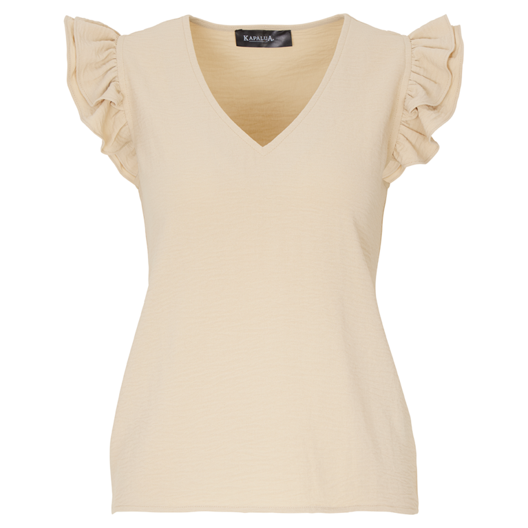 Blusen-Top in Beige