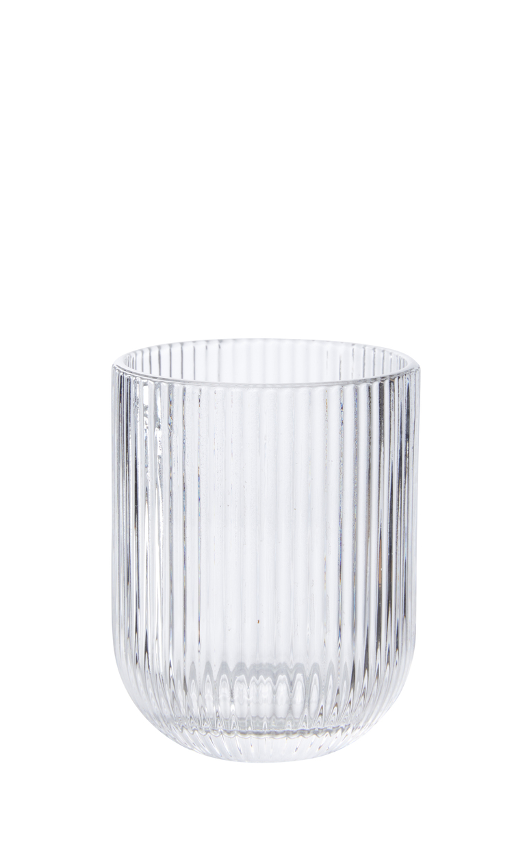 Glas mit Riffelung
