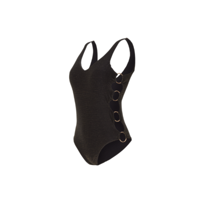 Badeanzug in Schwarz