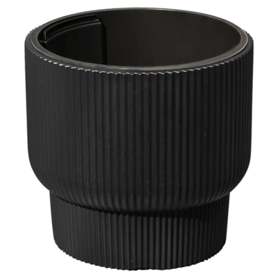 Pflanzentopf schwarz