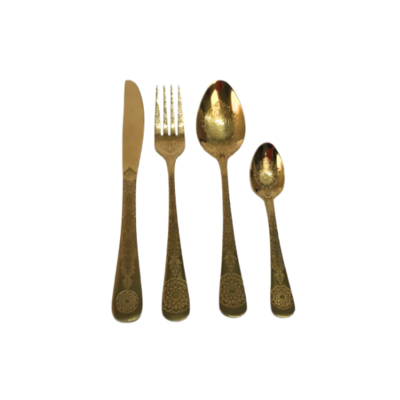 Mandala Besteckteile Golden