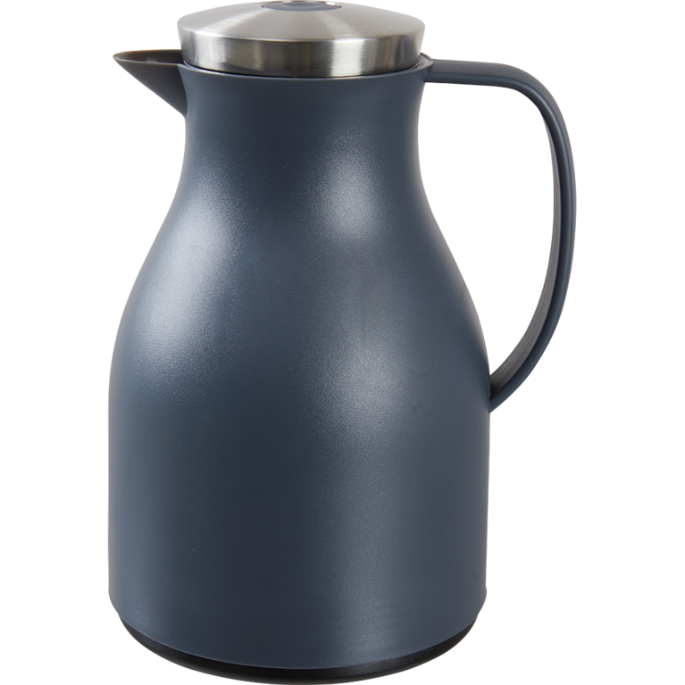 Blau/Graue Isolierkanne