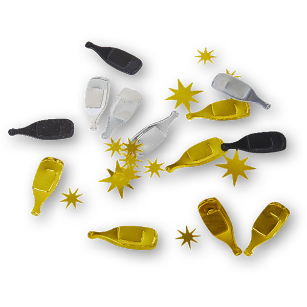 Silvester Streudeko in Schwarz, Silber und Gold