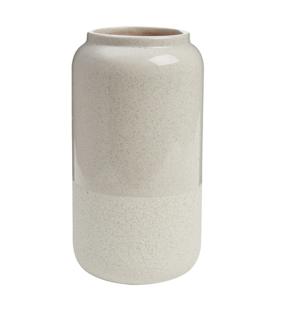 Vase Sand & Glasur