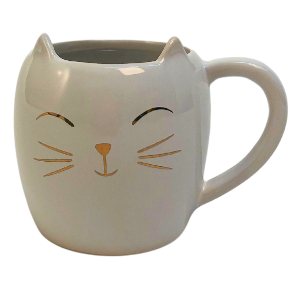Katzen Tasse Weiß